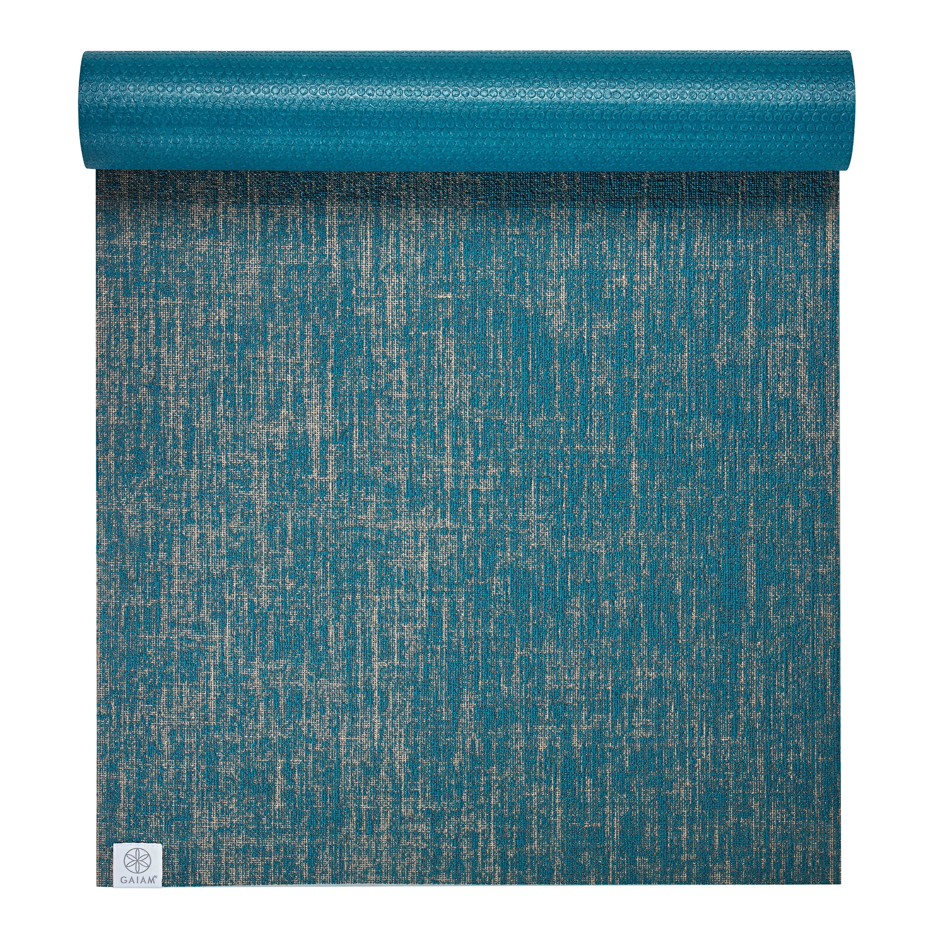 Jute Yoga Mat front facing